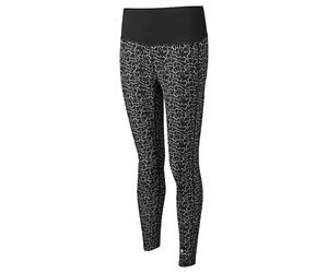 RONHILL Women's Wmn's Life Crop Tight, Black/Mono Ripple, 10