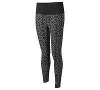 RONHILL Women's Wmn's Life Crop Tight, Black/Mono Ripple, 12