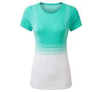Ronhill Women's Wmn's Tech Marathon S/S Tee, Grecgreen/Brwhite, size: 14- 16