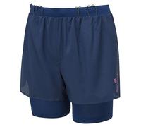Ronhill Women's Wmn's Tech Race Twin 2in1 Short, Dark Navy/Razzmatazz, 14