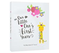 Ronica Baby Memory Book Of Firsts - With Baby Monthly Stickers And Keepsake - Gift For Girls Or Boys
