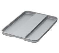 Ronin Furniture Fittings® Ninka Eins2top Rubbish Bin Lid Large for 12, 17, 26 and 32 Litre Bins, Aluminium Grey