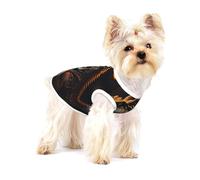 Ronin iguana Small Dog Cotton Vest S - Breathable, Soft, and Comfortable Pet Clothing for Cats and Dogs