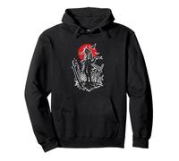 Ronin Rising Sun Samurai Warrior Art Pullover Hoodie