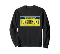 Ronkonkoma Long Island NY New York Hometown License Plate Sweatshirt