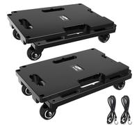 Ronlap Furniture Moving Dolly, Furniture Movers with Wheels, Portable Moving Rollers Leg Dollies for Heavy Furniture, 4 Wheels Small Flat Dolly with