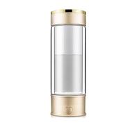 Ronlok 1 x Hydrogen Water Generator Alkaline Maker Rechargeable Metal + Glass Portable Water Ionising Bottle Super Antioxidant