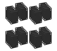 Ronlok 40pcs 3mm Skateboard Riser Shock Pads Longboard Rise Pads Skateboard Shock Pads Soft Longboard Shock Pads