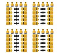 Ronlok 80 Piece Garden Connector Set, Connector End Connector, Double Connectors, Extension, Quick Connectors