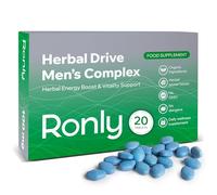 Ronly Herbal Drive Men’s Complex - 20 Tablets 100mg | Powerful Herbal Supplement for Men | Supports Energy, Vitality & Daily Performance | Advanced Men’s Complex | UK Supplier