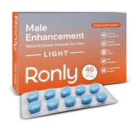 Ronly Light - 40 Tablets 50mg | Powerful Herbal Supplement for Men | Enhances Strength, Energy & Endurance | Fast-Acting Men’s Vitality & Performance Pills with Ginseng & Ashwagandha | UK Made