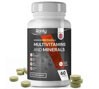 Ronly Multivitamins & Minerals Tablets - One A Day Advanced Daily Formula | 16 Essential Vitamins & Minerals | Immune & Energy Support | Vegan, Gluten Free & Lactose Free | No GMO