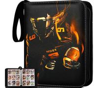 RONMONG Football Card Binder,2024-2025 Sports Trading Card with Sleeves Holder Album,990 Pockets Rugby Card Holder Sheets Display Storage Protectors for Collectors Boys and Girls Gift