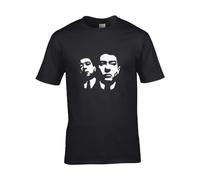 Ronnie and Reggie Kray Twins- Graphic Portrait Men's T-Shirt Black XL