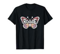 Ronnie Butterfly - Personalized Cute Name Word Art T-Shirt