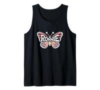 Ronnie Butterfly - Personalized Cute Name Word Art Tank Top