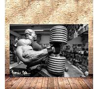 Ronnie Coleman Poster Gym Decor Multiple Size Print Canvas Home Gym Ronnie Coleman Wall Art Inspirational Muscle Workout Bodybuilding Fitness Pictures E28159