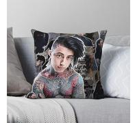 Ronnie Radke Photo Collage Square Pillowcase Polyester Linen Velvet Creative Zip Decor Throw Pillow Case Home Cushion Cover