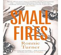 Ronnie Turner Small Fires Paperback Book in White Ronnie Turner White