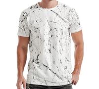 RONOMO Men's Round Neck Short Sleeved T-Shirt | Medium Elasticity | Soft and Breathable | Pre Shrunk Treatment| (SH White 4XL)