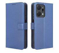 RonRon Cover Honor X7a Libro, Flip Custodia Portafoglioin Pelle, Antiurto case per Honor X7a, blu