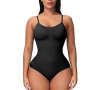 Ronronner body woman abdomen body reducer lingerie shapewear corset waist trimmer shapewear body shaper women shapewear slimming abdomen lingerie bodysuit slimming bodysuit, Black/White, XL