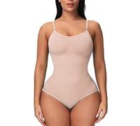 Ronronner body woman abdomen body reducer lingerie shapewear corset waist trimmer shapewear body shaper women shapewear slimming abdomen lingerie bodysuit slimming bodysuit, beige, M