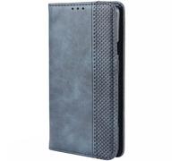 RonRun Phone Case Compatible for ZTE Blade A76 4G, Wallet PU Leather Case with Card Holder and Stand - blue