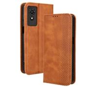 RonRun TCL 501 Wallet Case Leather Cover with Card Holder and Stand - Magnetic Phone Case for TCL 501, brown