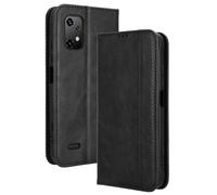 RonRun Umidigi Bison X20 Wallet Case Leather Cover with Card Holder and Stand - Magnetic Phone Case for Umidigi Bison X20, black