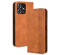 RonRun ZTE Blade V50 Design Wallet Case Leather Cover with Card Holder and Stand - Magnetic Phone Case for ZTE Blade V50 Design, brown