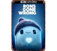 Ron's Gone Wrong Movie Poster Retro Funny Metal Tin Sign, Outdoor Home Wall Decoration 8x12inch