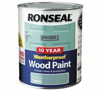 Ronseal 38792 10 Year Weatherproof Paint, Duck Egg Blue, 750ml