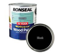 Ronseal 10 Year Weatherproof Wood Paint - Satin - 2.5L - Self Priming
