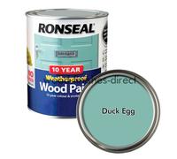 Ronseal 10 Year Weatherproof Wood Paint - Satin - 2.5L - Self Priming