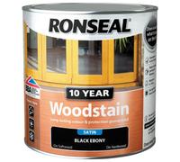 Ronseal 10 Year Woodstain Black Ebony 2.5L