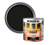 Ronseal 38684 10 Year Woodstain Ebony 750Ml
