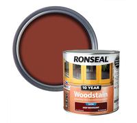 Ronseal 38686 10 Year Woodstain Deep Mahogany 2.5 Litre