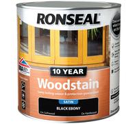 Ronseal 10 Year Woodstain Black Ebony 2.5L