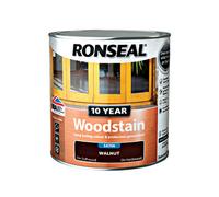 Ronseal 10 Year Woodstain For Windows & Doors, Walnut - 2.5L