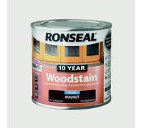 Ronseal 10 Year Woodstain Satin 250ml Walnut | Free UK Delivery