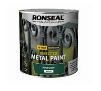 Ronseal 15 Year Direct To Metal Paint - Gloss - Rural Green - 2.5 Litre