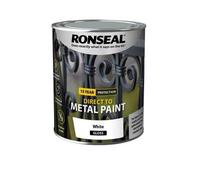 Ronseal 15 Year Direct To Metal Paint - Gloss - White - 750Ml