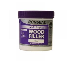 Ronseal 34749 Multipurpose Wood Filler Tub White 465G