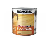 Ronseal 34960 Diamond Hard Floor Wax Natural 2.5 Litre