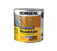 Ronseal QDWSNP25L 2.5 Litre Satin Finish Quick Dry Woodstain - Natural Pine