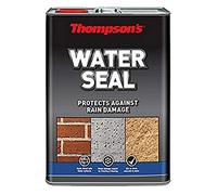 RONSEAL 36286 Thompsons Water Seal 5 Litre (TWSEAL5L), Clear | Thompson's Water Seal | Model TWSEAL5L | 5L container | Uses a unique micro silicone emulsion to help stop water penetrati