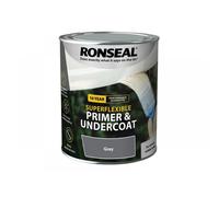 Ronseal 36467 Super Flexible Wood Primer & Undercoat Grey 750ml