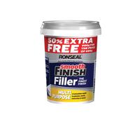 Ronseal 6886271-HHW Smooth Finish Filler Multi-Purpose Ready Mixed 900g, White