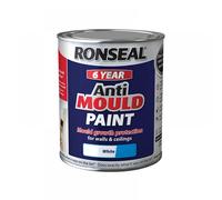 Ronseal 36623 6 Year Anti Mould Paint White Matt 750ml